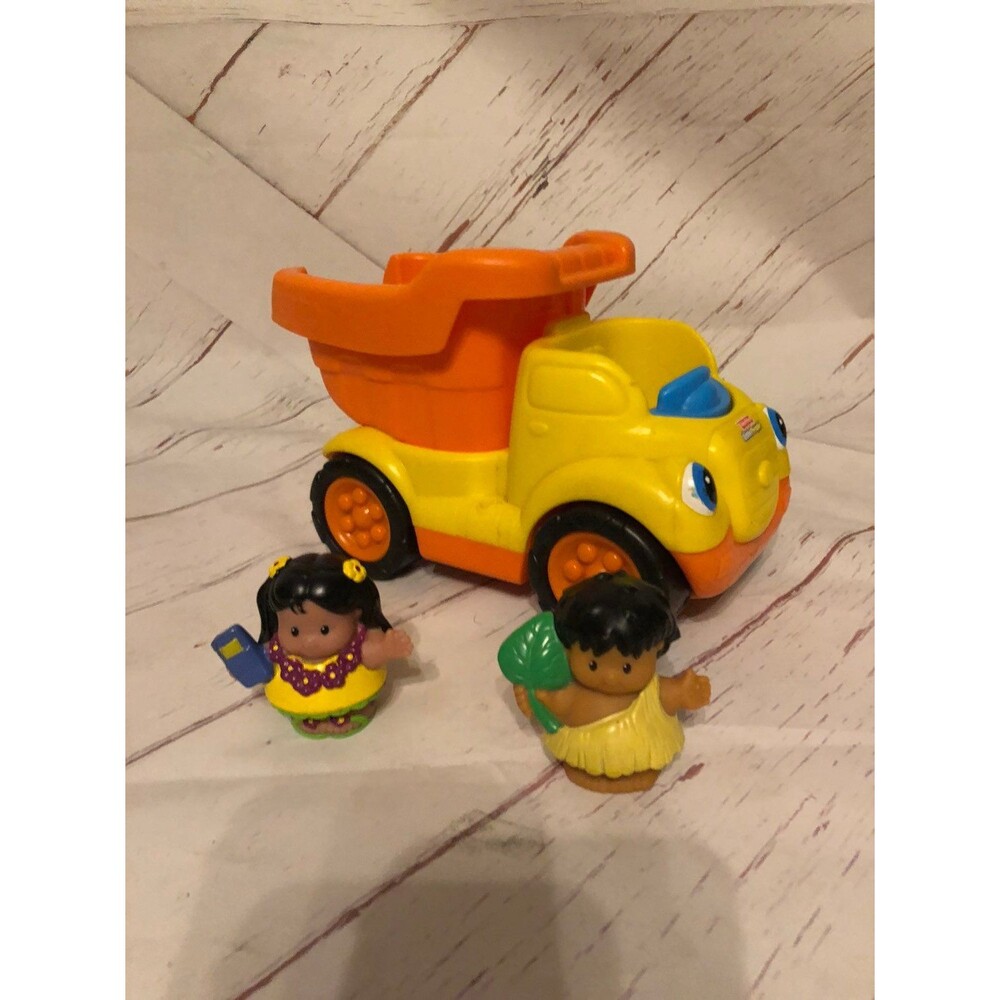 Fisher-Price little people dump truck toy